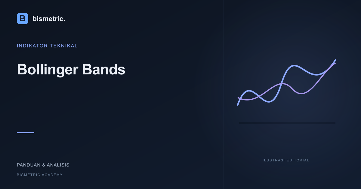 Ilustrasi editorial: Bollinger Bands: squeeze memberi konteks volatilitas, bukan arah breakout
