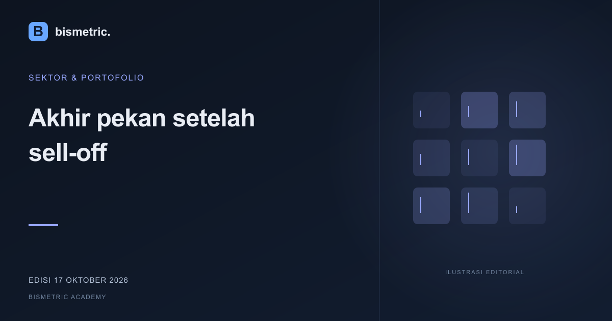 Ilustrasi editorial: Akhir pekan setelah sell-off: audit likuiditas dan risiko portofolio saham | 17 Okt 2026